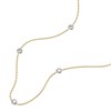 Fossil JF05017998 Two Tone CZ Station Necklace - J49440 Alternative Image