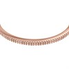 Fossil JF05015791 Rose Tone Crystal Bangle - J49444 Alternative Image