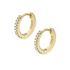 Fossil JA7346710 Gold Tone Huggie Earrings - J49445 Alternative Image