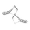 Diamante Loop Drop Earrings - J5155 Alternative Image
