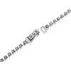 Black And White Diamante Teardrop Necklet - J5323 Alternative Image