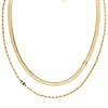 Tommy Hilfiger 2780980 Stainless Steel Gold Tone Layered Necklace - J7362 Alternative Image