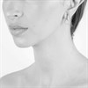 Cachet Lara Gold Tone Cubic Zirconia Circle Drop Earrings - J74144 Alternative Image
