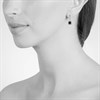 Cachet Silver Tone CZ Square Drop Earrings - J74192 Alternative Image