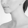 Cachet Silver Tone CZ North Star Stud Earrings - J74194 Alternative Image