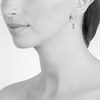 Cachet Gold Tone CZ And Simulated Pearl Drop Earrings - J74195 Alternative Image