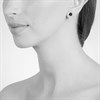 Cachet Lana Gold Plated Silver Champagne Cubic Zirconia Stud Earrings - J7465 Alternative Image