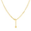 VIVA Double Layered Adjustable Heart Necklace - J76131 Alternative Image