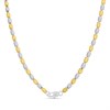 VIVA Two Tone Flat Bead Necklet - J76155 Alternative Image