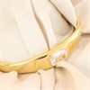 Viva Gold Tone Steel CZ Bangle - J76158 Alternative Image