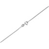 Briolette Silver And Gold Plated Cubic Zirconia Heart Necklace - J77102 Alternative Image