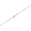 Briolette Silver And Gold Plated Cubic Zirconia Necklace - J77135 Alternative Image