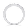 Briolette Silver Cubic Zirconia Band Ring - J77142 Alternative Image