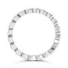 Briolette Silver Cubic Zirconia Full Eternity Ring - J77158 Alternative Image