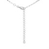 Briolette Silver Cubic Zirconia Heart Necklace - J77164 Alternative Image