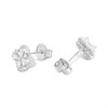 Briolette Small Floral CZ Stud Earrings - J77180 Alternative Image