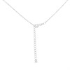 Briolette Floral CZ Necklet - J77182 Alternative Image