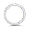 Briolette Silver CZ Flower Ring - J77195 Alternative Image