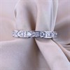 Briolette Silver CZ Baguette Ring - J77198 Alternative Image