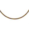 Briolette Silver Three Colour Twist Necklace - J7734 Alternative Image