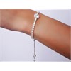 Anne Klein Silver Tone Crystal Slider Bracelet - J78198 Alternative Image