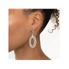 Anne Klein Crystal Oval Drop Earrings - J78259 Alternative Image