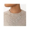 Anne Klein Crystal Duo Link Necklace - J78261 Alternative Image