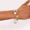 Anne Klein Gold Tone Pearl And Stone Bracelet - J78396 Alternative Image