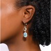 Anne Klein Gold Tone Multi Blue Stone Drop Earrings - J78397 Alternative Image