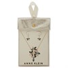 Anne Klein Gold Tone Crystal Blue Necklace And Earrings Set - J78446 Alternative Image
