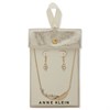 Anne Klein Gold Tone Crystal Necklace And Earrings Set - J78447 Alternative Image