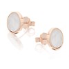 Bronzallure Mother Of Pearl Stud Earrings - J7937 Alternative Image