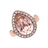 Crystal Glamour Rose Tone Crystal Halo Ring - J8042 Alternative Image