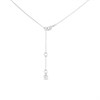 Crystal Allure Multi Blue Crystal Drop Necklace - J8062 Alternative Image