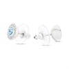 Crystal Allure Aqua Crystal Stud Earrings - J8065 Alternative Image
