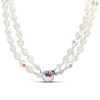 Crystal Allure Double Strand Crystal Necklet - J8096 Alternative Image