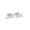 Radley RYJ1301 Silver Leaping Dog Diamond Stud Earrings - J81125 Alternative Image