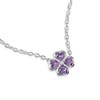 Radley RYJ2517 Silver Purple Heart Flower Necklace - J81166 Alternative Image