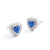 Radley RYJ1499 Silver Blue CZ Heart Stud Earrings - J81202 Alternative Image
