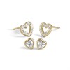 Radley RYJ1500 Gold Plated Sterling Silver CZ Heart Earring Set - J81204 Alternative Image