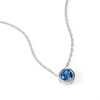 Radley RYJ2027S Silver Tone Blue CZ Solitaire Necklet - J81923 Alternative Image