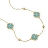 Radley RYJ3502S Gold Tone Blue Agate Flower Bracelet - J81949 Alternative Image