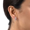 Radley RYJ1353S Silver Tone Crystal Hoop Earrings - J81973 Alternative Image