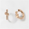 Radley RYJ1290S Rose Tone Crystal Hoop Earrings - J81978 Alternative Image