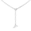 Fiorelli MJ9971 Crystal Heart Paperclip Link Necklace - J8274 Alternative Image