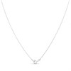 9ct White Gold Lab Grown Certificated Diamond Solitaire Necklace, 2cts - L12020 Alternative Image
