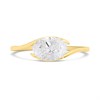 9ct Gold Lab Grown Transverse Oval Diamond Ring, 1ct - L40028 Alternative Image