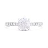 9ct White Gold Lab Grown Diamond Fancy Single Stone Ring, 1.27cts - L40031 Alternative Image
