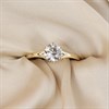 9ct Gold Six-Claw Set Solitaire Lab Grown Diamond Ring, 1ct - L40032 Alternative Image