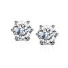 9ct White Gold Lab Grown Diamond Single Stone Earrings, 2ct/pr - L40064 Alternative Image